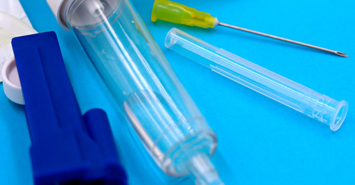 Medical syringes and needles representing device-based interventions