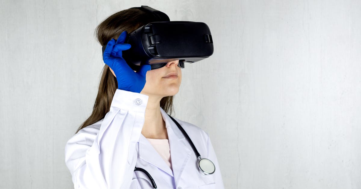 Doctor using advanced technology for medical diagnosis