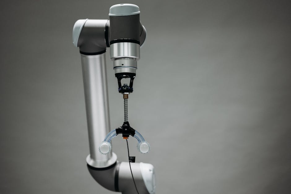 Advanced robotic arm equipped with precision surgical tools