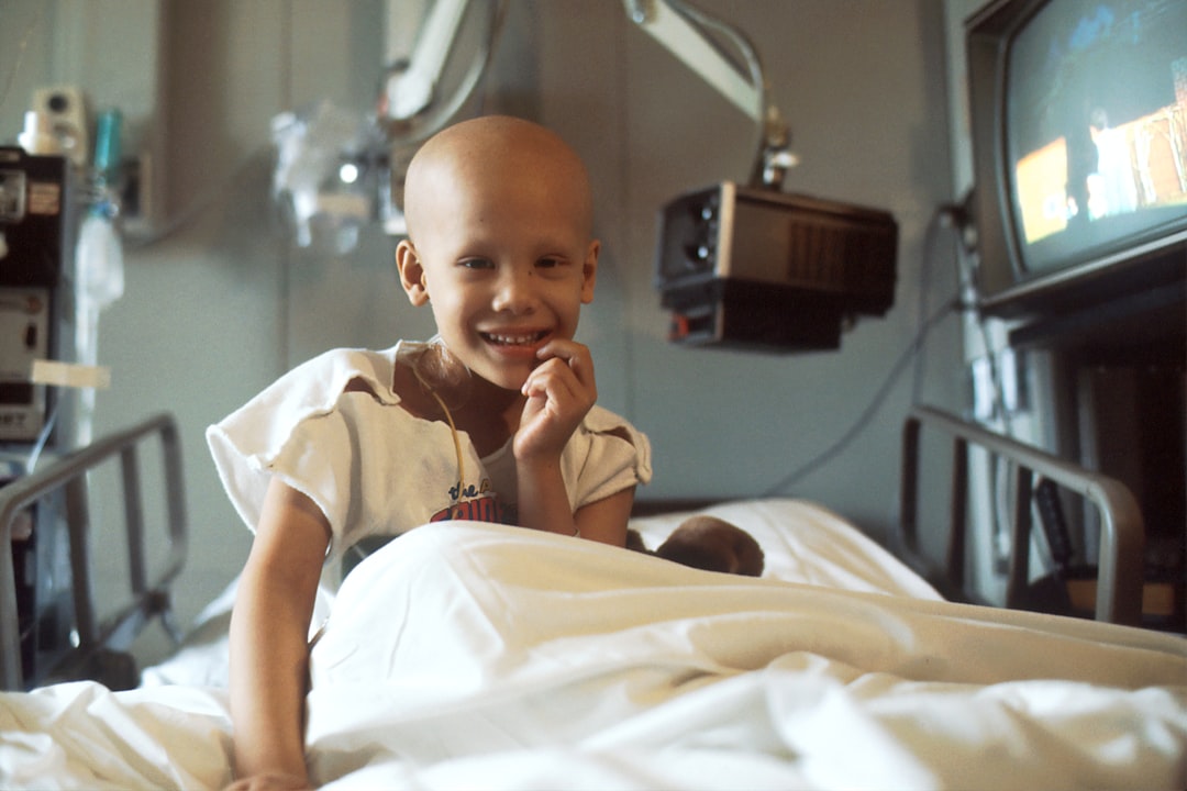Cancer patient receiving treatment